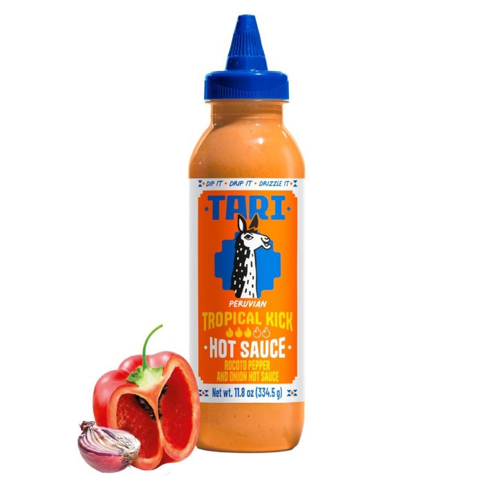 TARI: Peruvian Tropical Kick Hot Sauce Sweet And Chunky Kick, 11.8 oz