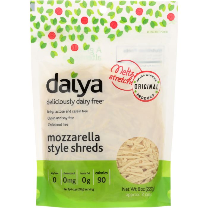 DAIYA: Mozzarella Style Shreds, 8 oz