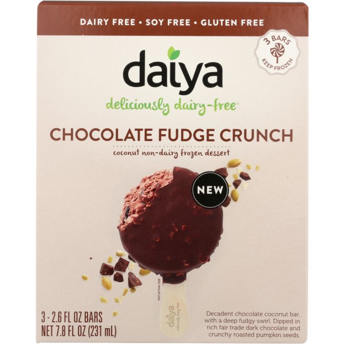 DAIYA: Chocolate Fudge Crunch Bar, 7.8 oz