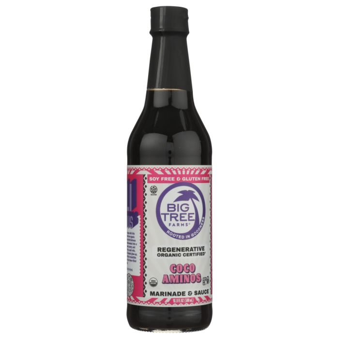 BIG TREE FARMS: Organic Coco Aminos Marinade And Sauce, 16.9 fo