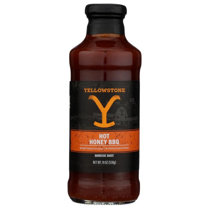 YELLOWSTONE: Hot Honey BBQ Sauce, 19 oz.