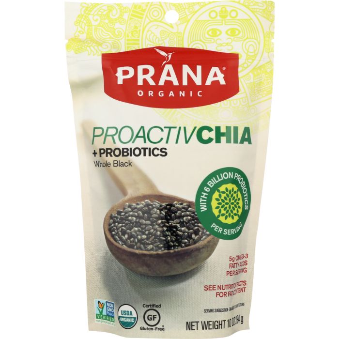 PRANA: Organic Proactiv Chia Whole Black, 10 oz