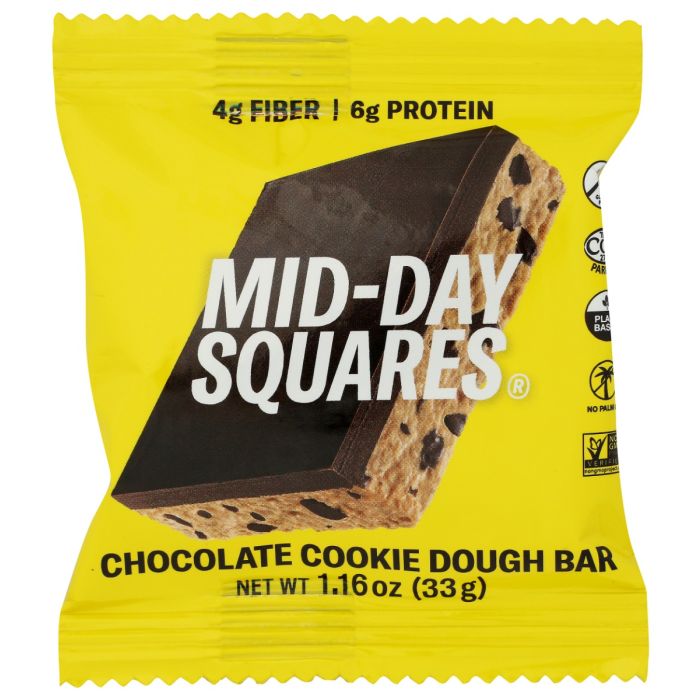 MID DAY SQUARES: Chocolate Cookie Dough Bar, 1.16 oz