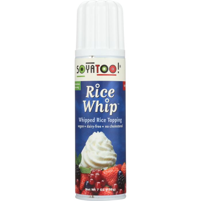 SOYATOO: Rice Whip Topping, 7 oz