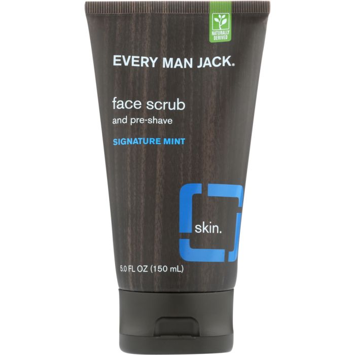 EVERY MAN JACK: Scrub Face Signature Mint, 5 oz