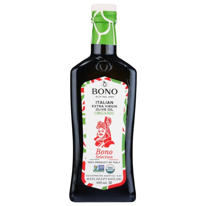 BONO: Organic Italian Extra Virgin Olive Oil, 16.9 oz