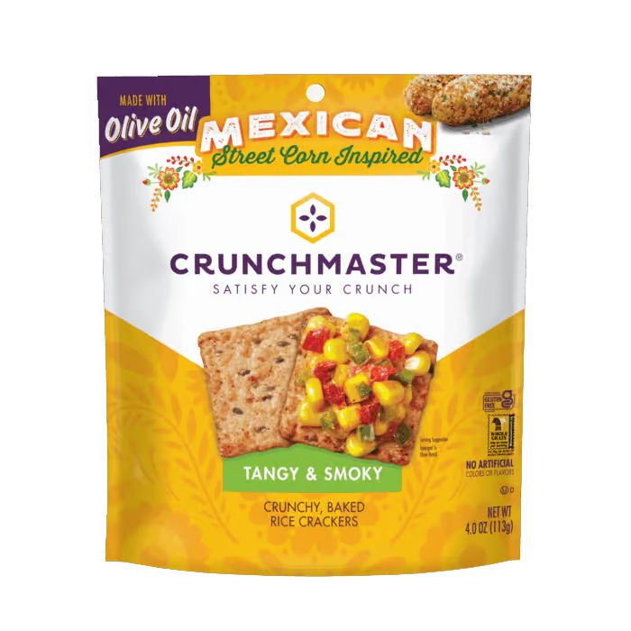 CRUNCHMASTER: Multi Grain Mexican Street Corn Crackers, 4 oz