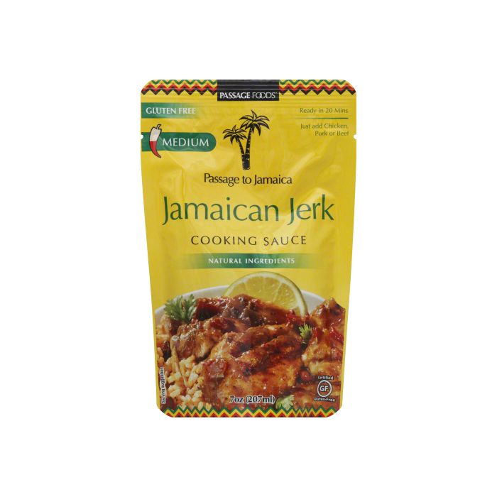 PASSAGE FOODS: Sauce Cooking Jerk Jamaican, 7 oz