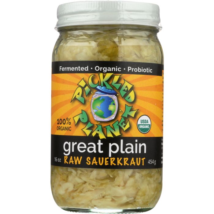 PICKLED PLANET: Great Plain Raw Sauerkraut, 16 oz