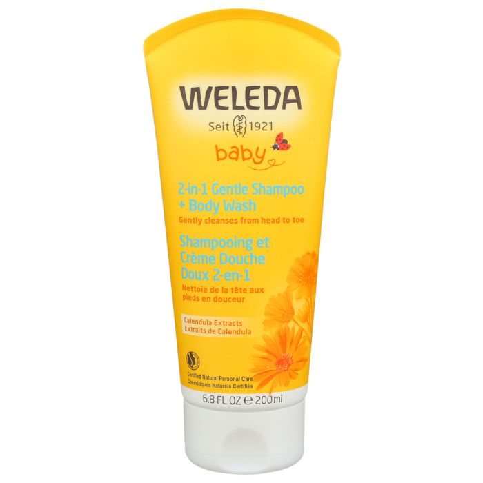 WELEDA: Body Wash & Shampoo Calendula, 6.8 fo