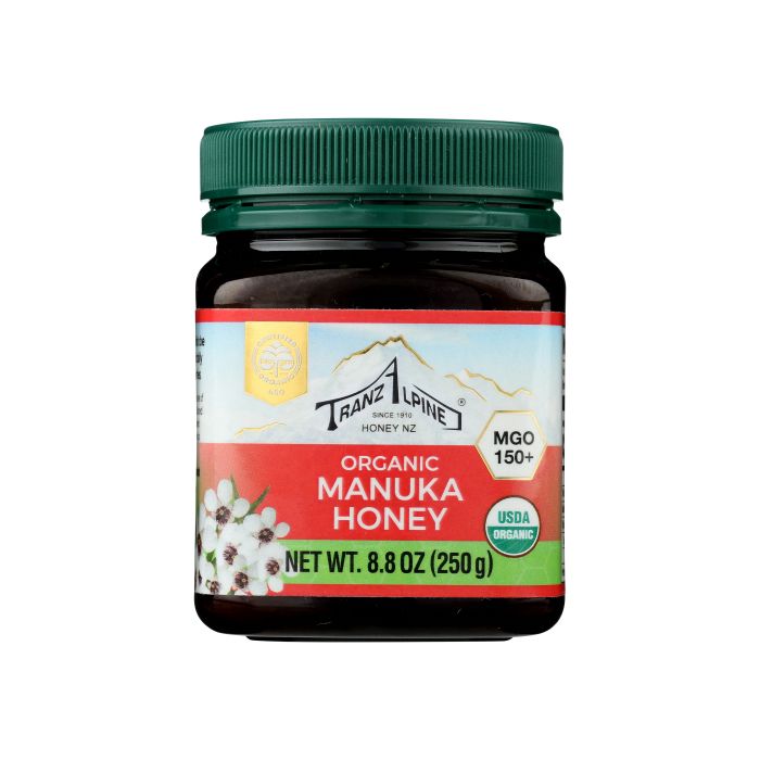 TRANZALPINE: Organic Manuka Multiflower Honey MGO 150+, 8.8 oz