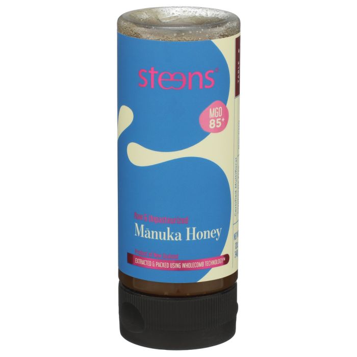 STEENS: MGO 85+ Manuka Honey, 12 oz