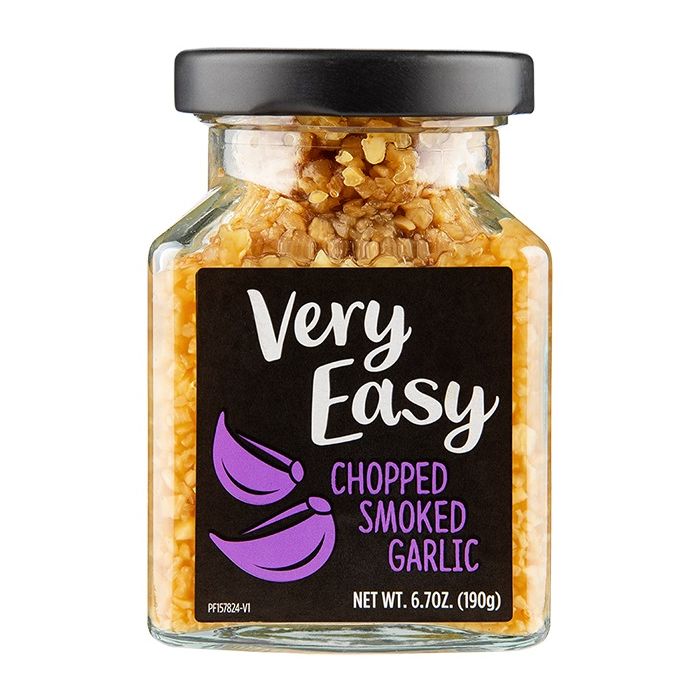 VERY EASY: Chopped Smoked Garlic, 6.7 oz