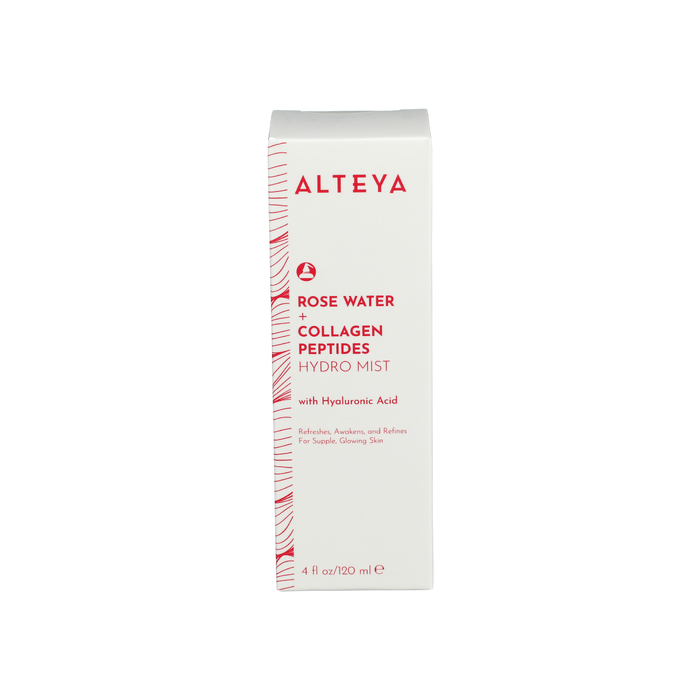 ALTEYA ORGANICS: Rose Water Face Toner With Collagen Peptides And Hyaluronic Acid, 4 fo