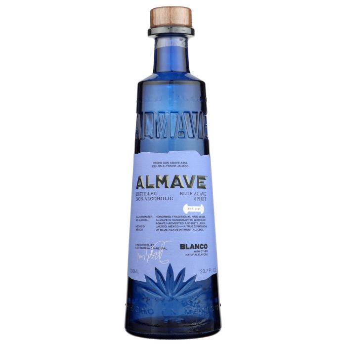 ALMAVE: Distilled Non Alcoholic Blue Agave Spirit, 700 ml