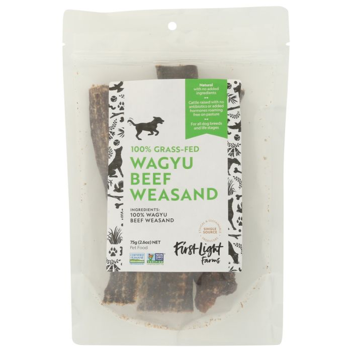 FIRST LIGHT: Grass Fed Wagyu Beef Weasand, 2.6 oz
