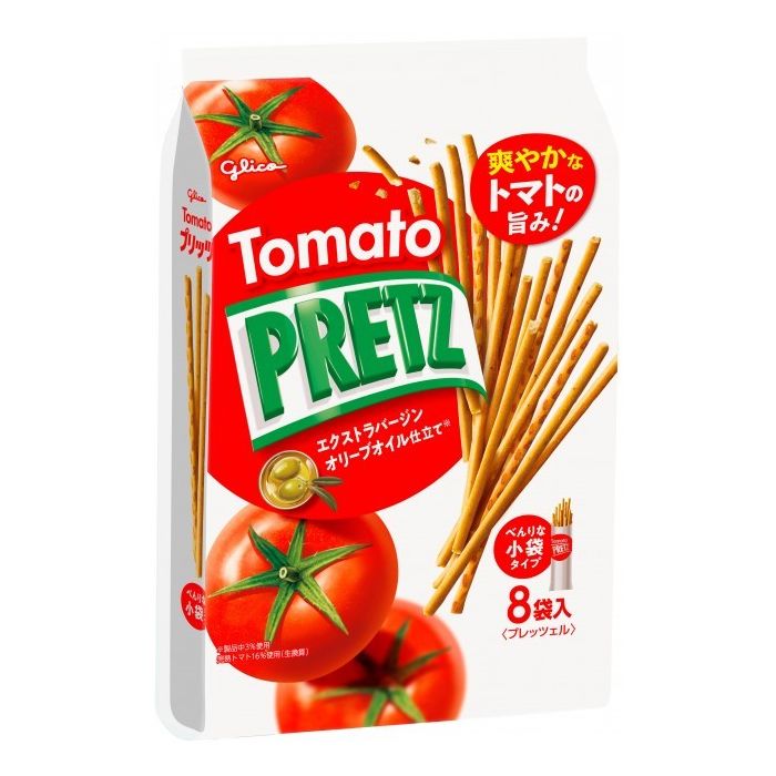 GLICO: Pretz Tomato Snack 8 pc, 3.88 oz