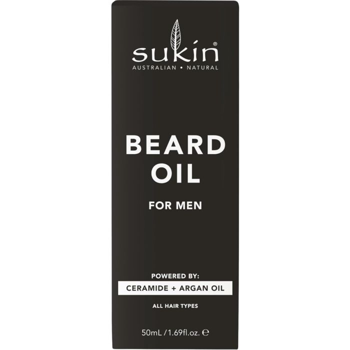 SUKIN: Mens Beard Oil, 1.69 fo