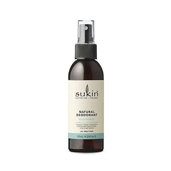 SUKIN: Natural Deodorant Spray Ocean Mist, 4.23 fo