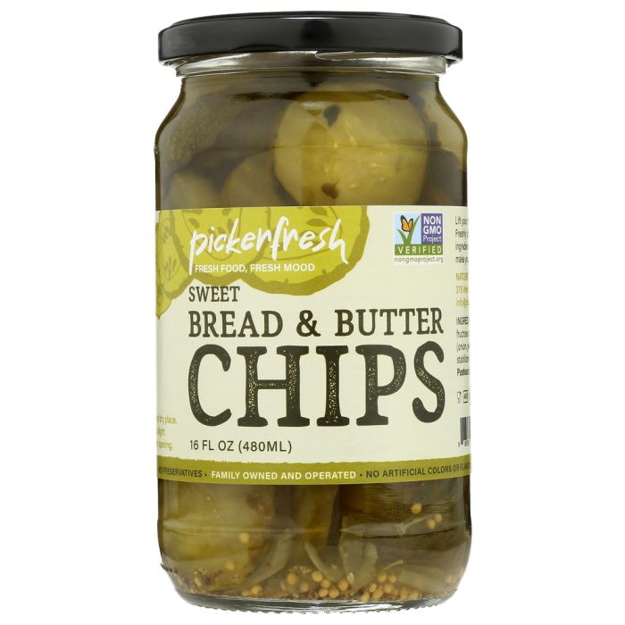 PICKERFRESH: Sweet Bread and Butter Pickle, 16 oz