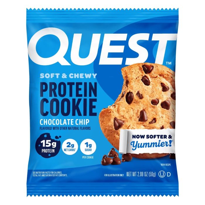 QUEST: Chocolate Chip Cookie Bar, 2.08 oz