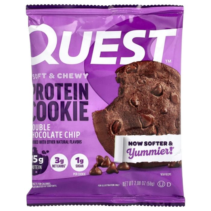 QUEST: Double Chocolate Chip Cookie Bar, 2.08 oz