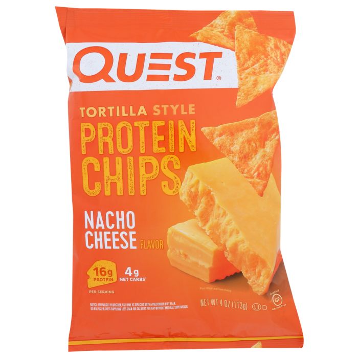 QUEST: Tortilla Nacho Protein Chips, 4 oz