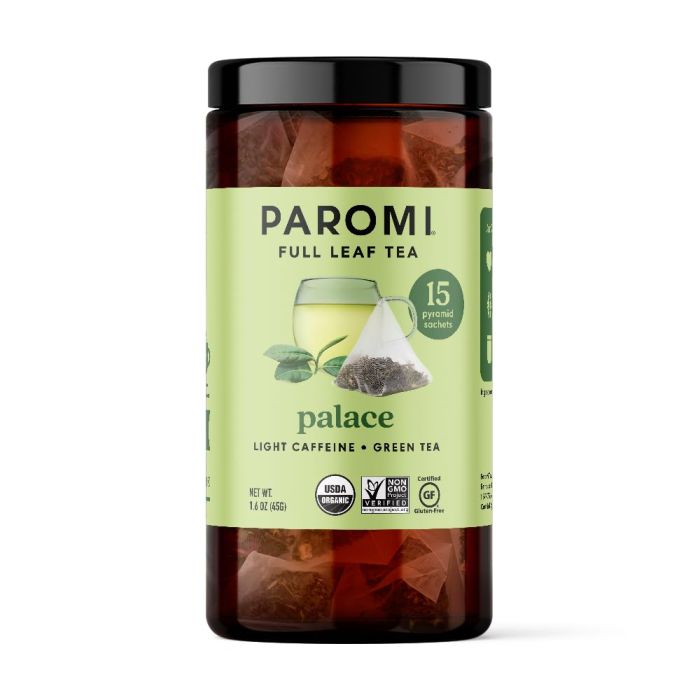 PAROMI TEA: Organic Palace Green Tea, 15 bg