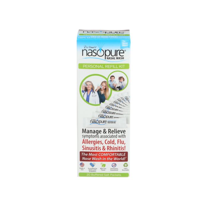NASOPURE: Nasal Wash Personal Refill Kit, 20 ea