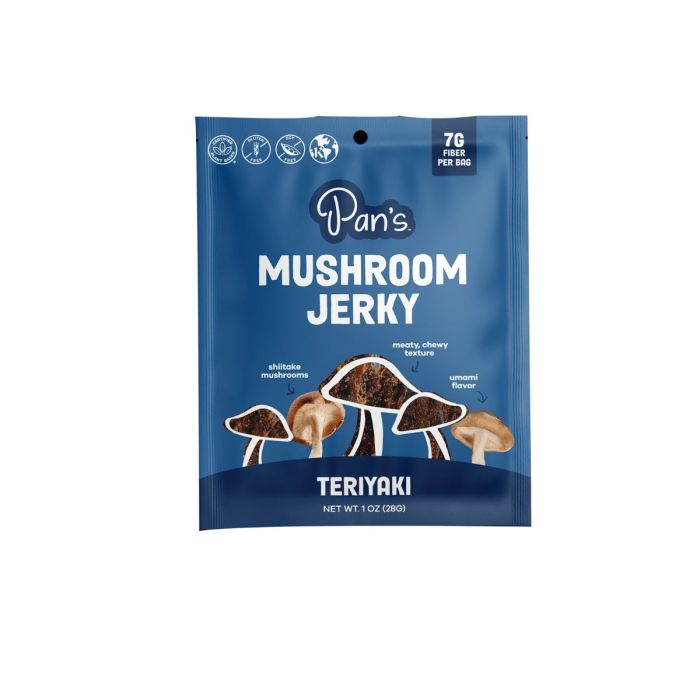 PANS: Teriyaki Mushroom Jerky, 1 oz