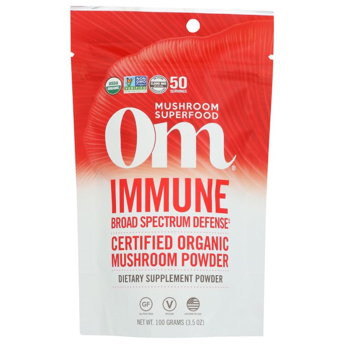 OM ORGANIC MUSHROOM NUTRITION: Om Immune Broad Spectrum Defense, 100 gm