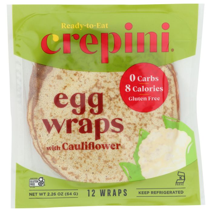 CREPINI: Egg Thins with Cauliflower, 2.26 oz