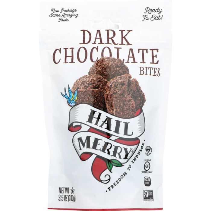 HAIL MERRY: Macaroons Chocolate Raw Gluten Free Vegan, 3.5 oz