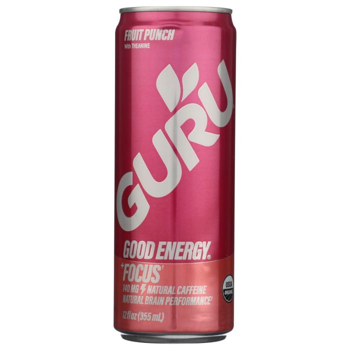 GURU: Fruit Punch Energy Drink, 12 fo