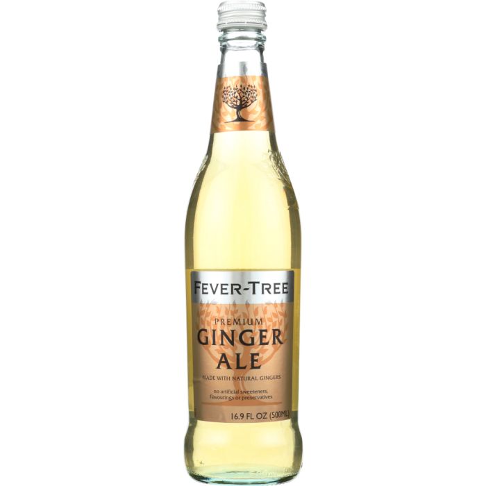 FEVER TREE: Soda Ginger Ale Premium, 16.9 fo
