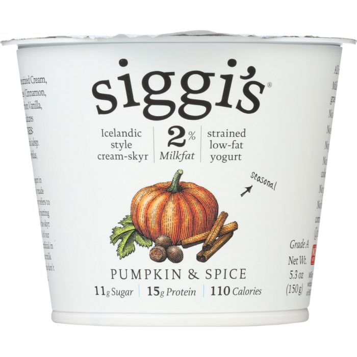 SIGGIS: 2% Seasonal Assorted Yogurt, 5.3 oz