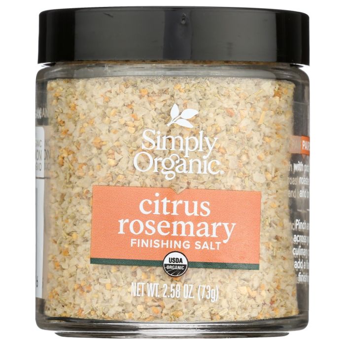 SIMPLY ORGANIC: Citrus Rosemary Finishing Salts, 2.58 oz