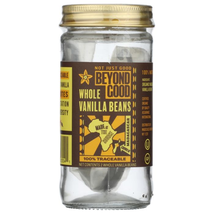 BEYOND GOOD: Madagascar Whole Vanilla Beans Pods, 2 pc