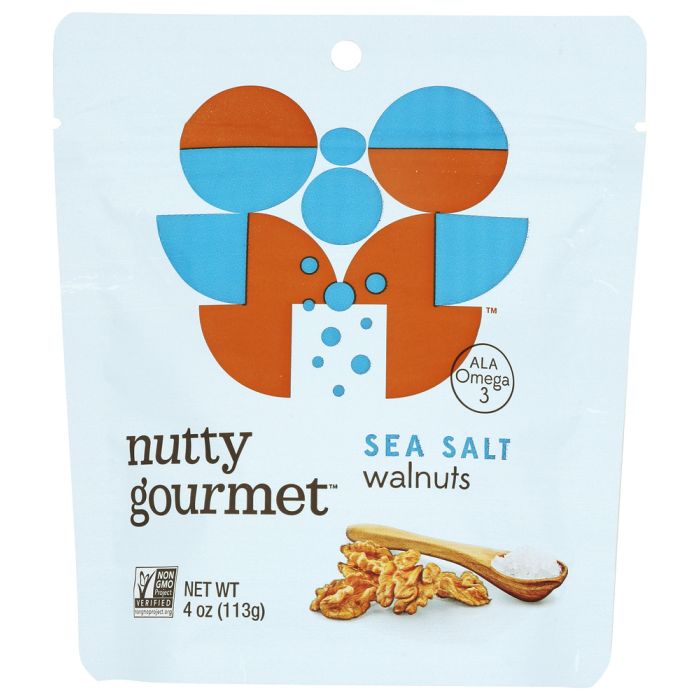 THE NUTTY GOURMET: Sea Salt Walnuts, 4 oz
