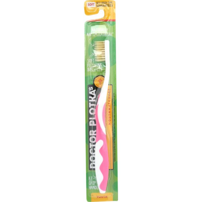 MOUTH WATCHERS: Toothbrush Youth Manual Pink, 1 ea