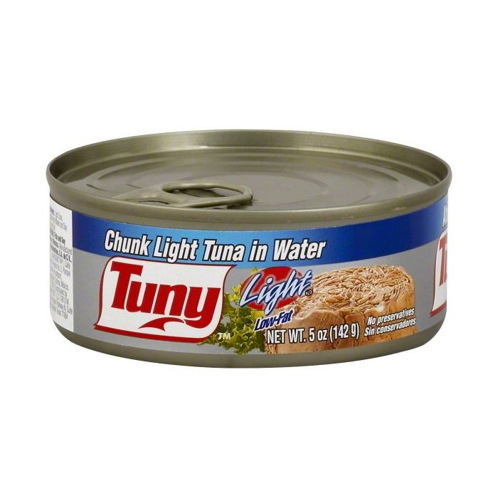 TUNY: Tuna Light Chunk Wtr, 5 oz