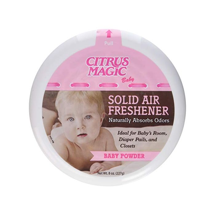 CITRUS MAGIC: Air Freshener Solid Baby Powder, 8 oz