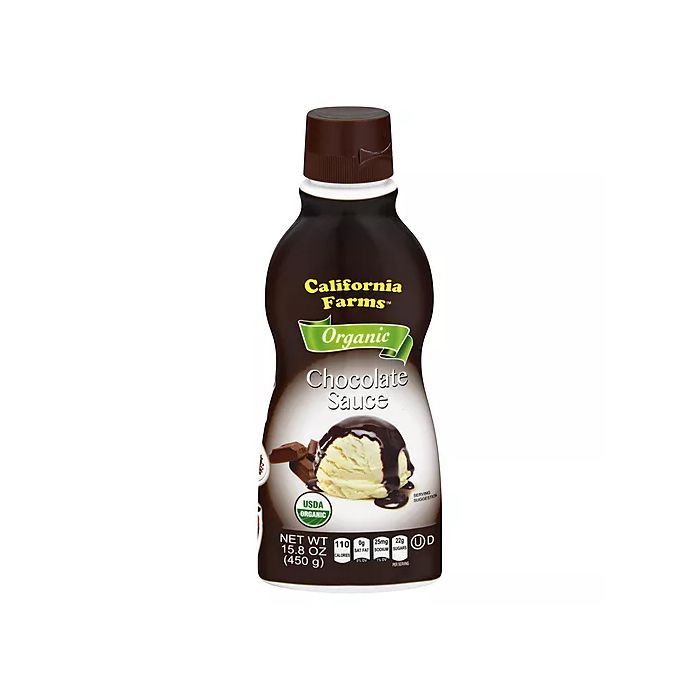 CALIFORNIA FARMS: Chocolate Sauce Organic, 15.8 oz