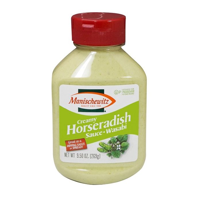 MANISCHEWITZ: Sauce Hrseradish Crmy Wasabi, 9.5 oz