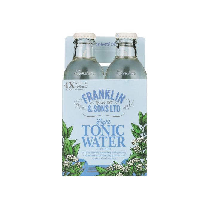 FRANKLIN & SONS: Water Tonic Light 4Pk, 800 ml