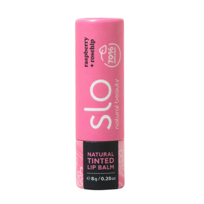SLO: Natural Tinted Lip Balm Raspberry Rosehip, 0.25 oz
