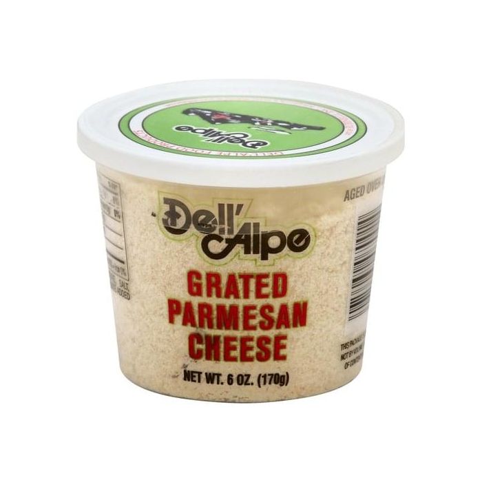 DELL ALPE: Grated Parmesan Cheese, 6 oz