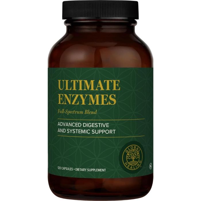 GLOBAL HEALING: Ultimate Enzymes, 120 cp