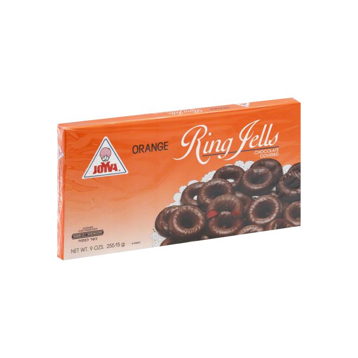 JOYVA: Orange Jell Rings, 9 oz