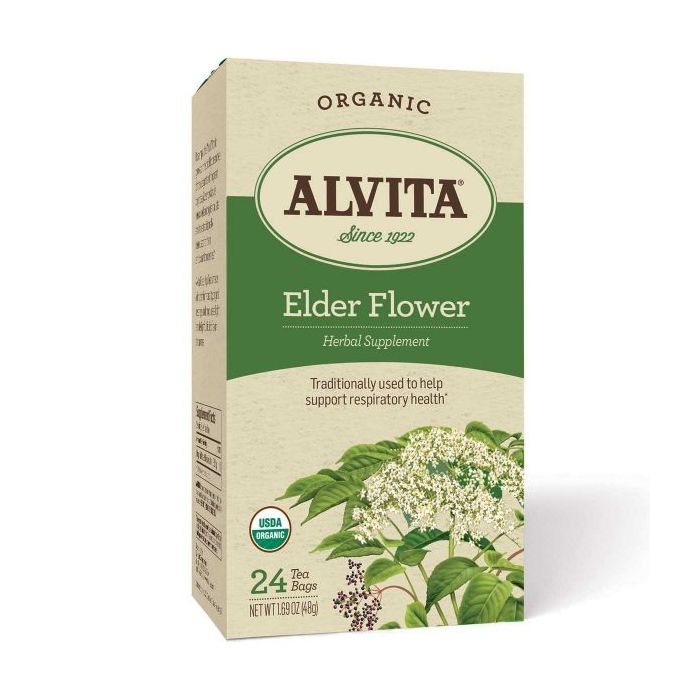 ALVITA: Organic Elder Flower Tea, 24 bg